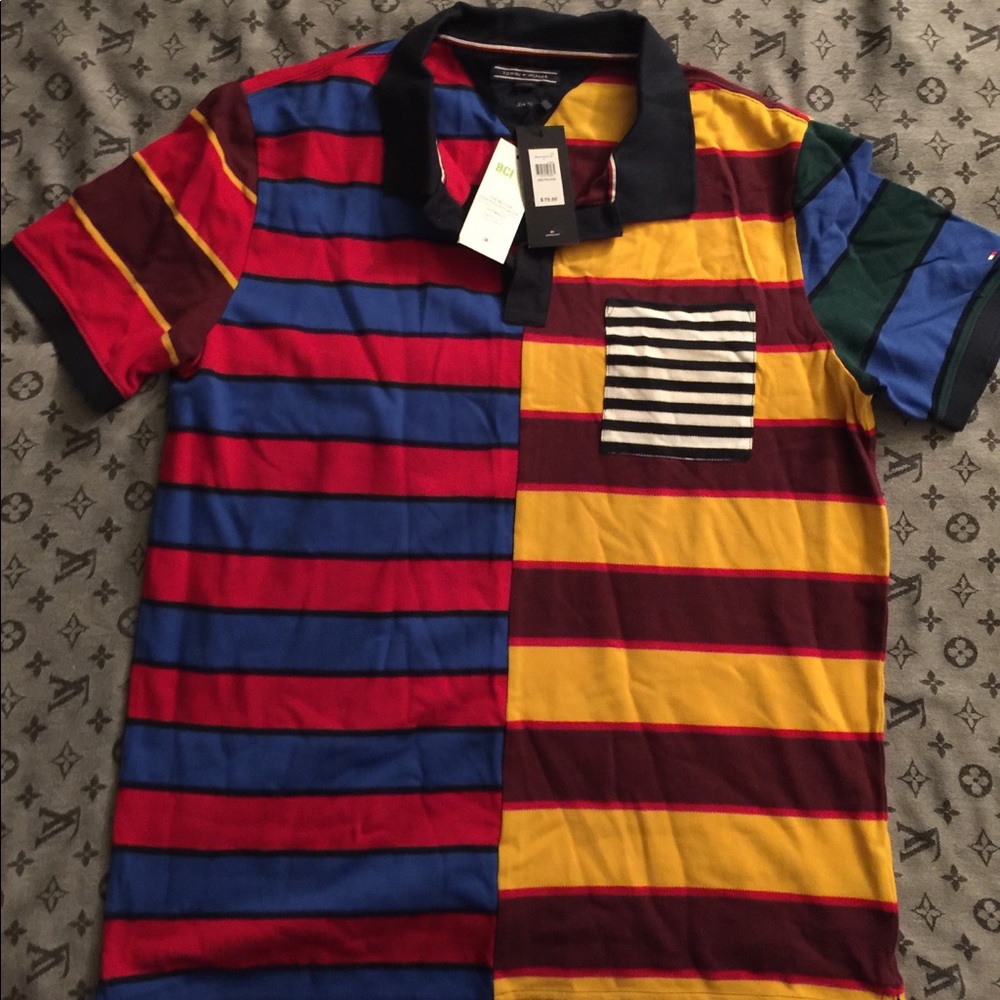 Multicolored Tommy Hilfiger Polo size XL